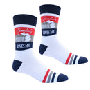 Somebody in Michigan Loves Me Men's Socks-2