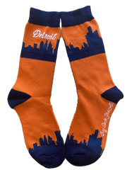 Women's - one size fits most Detroit Michigan Skyline Women's Socks - Women's - one size fits most