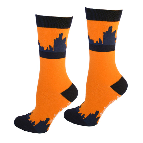 Detroit Michigan Skyline Women's Socks