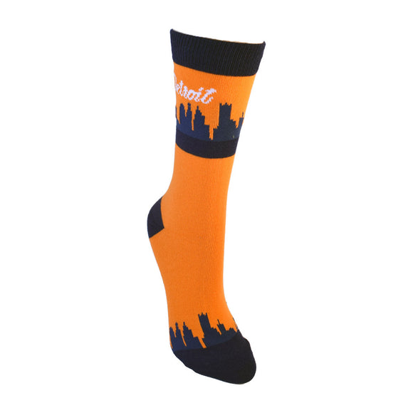 Detroit Michigan Skyline Women's Socks