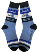 Somebody in Louisiana Loves Me Men's Socks-1