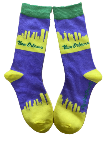 New Orleans Louisiana Skyline Women's Socks