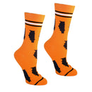 Illinois Shapes in Blue and Orange Women's Socks-2
