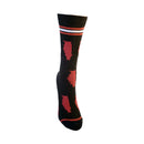 Illinois Shapes in Red and Black Women's Socks-4