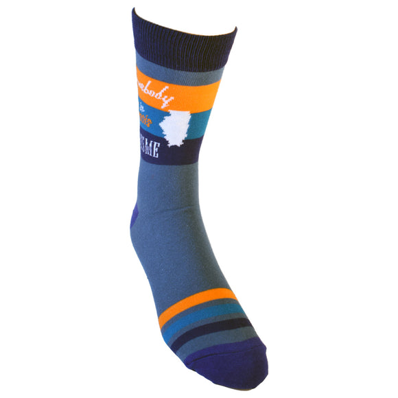 Somebody in Illinois Loves Me Men's Socks