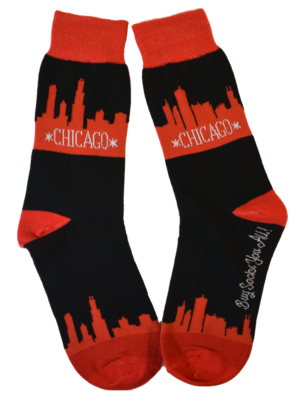 Chicago Illinois Skyline Men's Socks