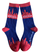 Chicago Illinois Skyline Women's Socks-1