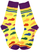 Kentucky Shapes in Rainbow Men's Socks-1