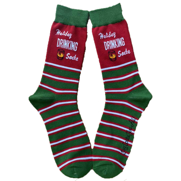 Holiday Drinking Socks Men's Socks