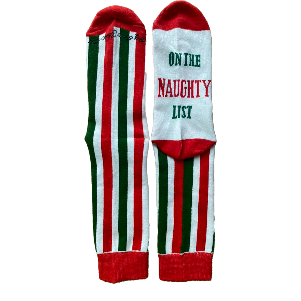 On the Naughty List Men's Socks