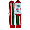 On the Naughty List Men's Socks-4