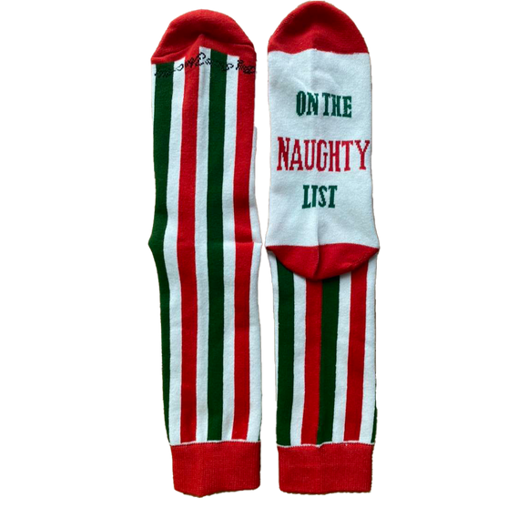 On the Naughty List Men's Socks