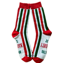 On the Naughty List Men's Socks-1