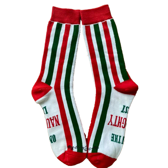 On the Naughty List Men's Socks