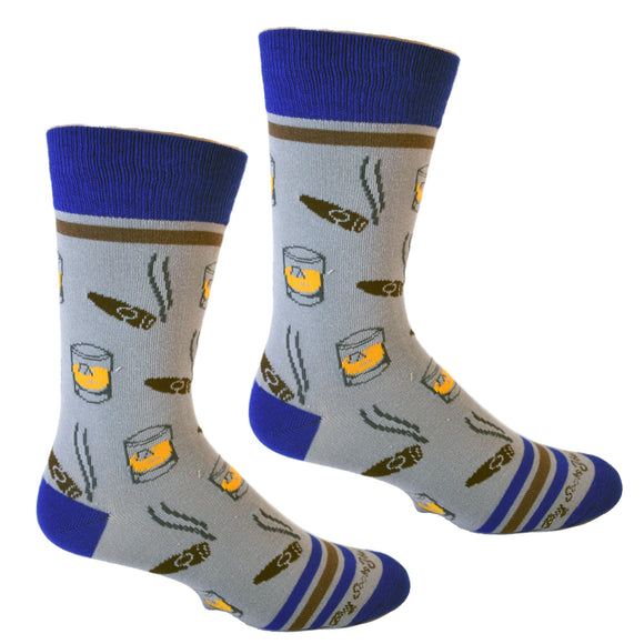 Bourbon and Cigars Men's Socks