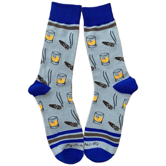 Bourbon and Cigars Men's Socks