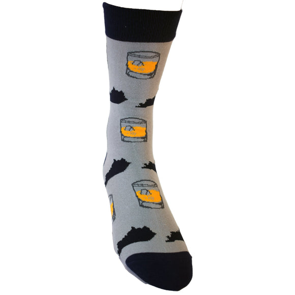 Kentucky and Bourbon Shapes Men's Socks
