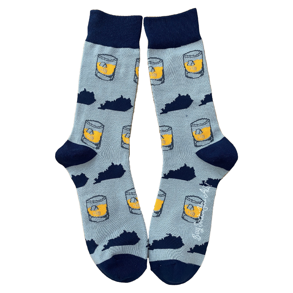 Kentucky and Bourbon Shapes Men's Socks