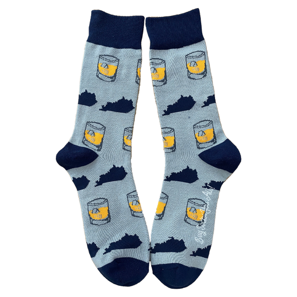 Kentucky and Bourbon Shapes Men's Socks