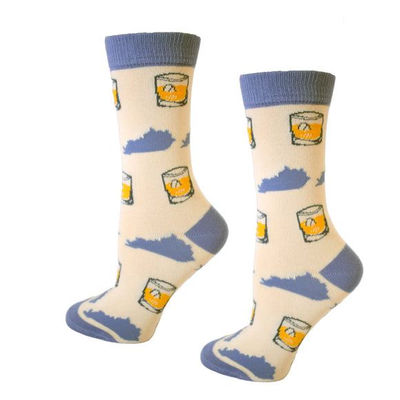 Kentucky and Bourbon Shapes Women's Socks
