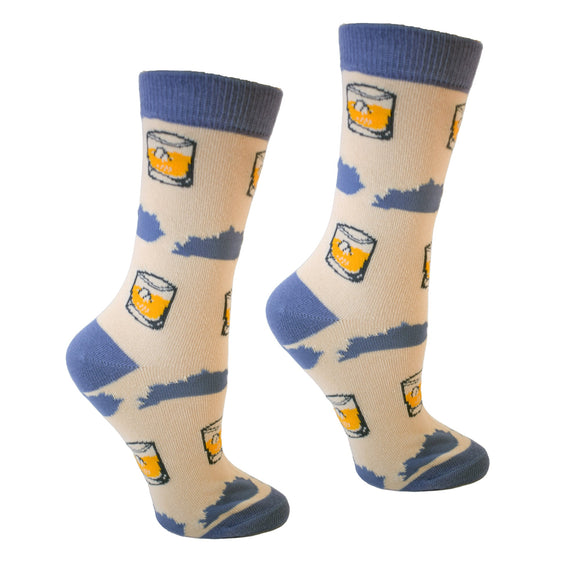 Kentucky and Bourbon Shapes Women's Socks