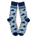 Kentucky Bourbon & Horses Men's Socks-1