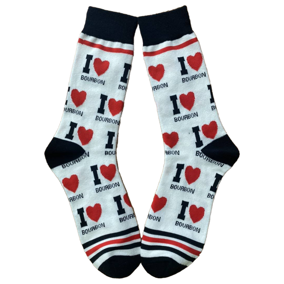 I Love Bourbon Men's Socks