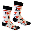 I Love Bourbon Men's Socks-2
