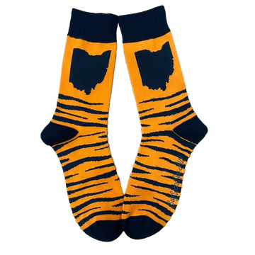Ohio Tiger Stripes Men's Socks