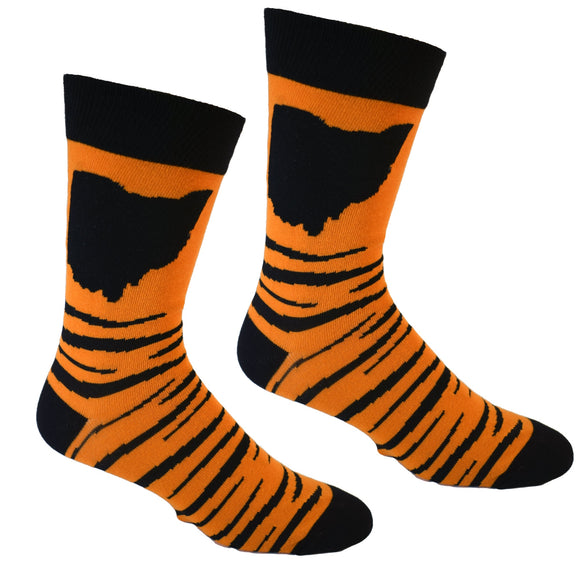 Ohio Tiger Stripes Men's Socks