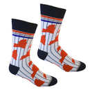 New York Shapes in Pinstripes Men's Socks-2