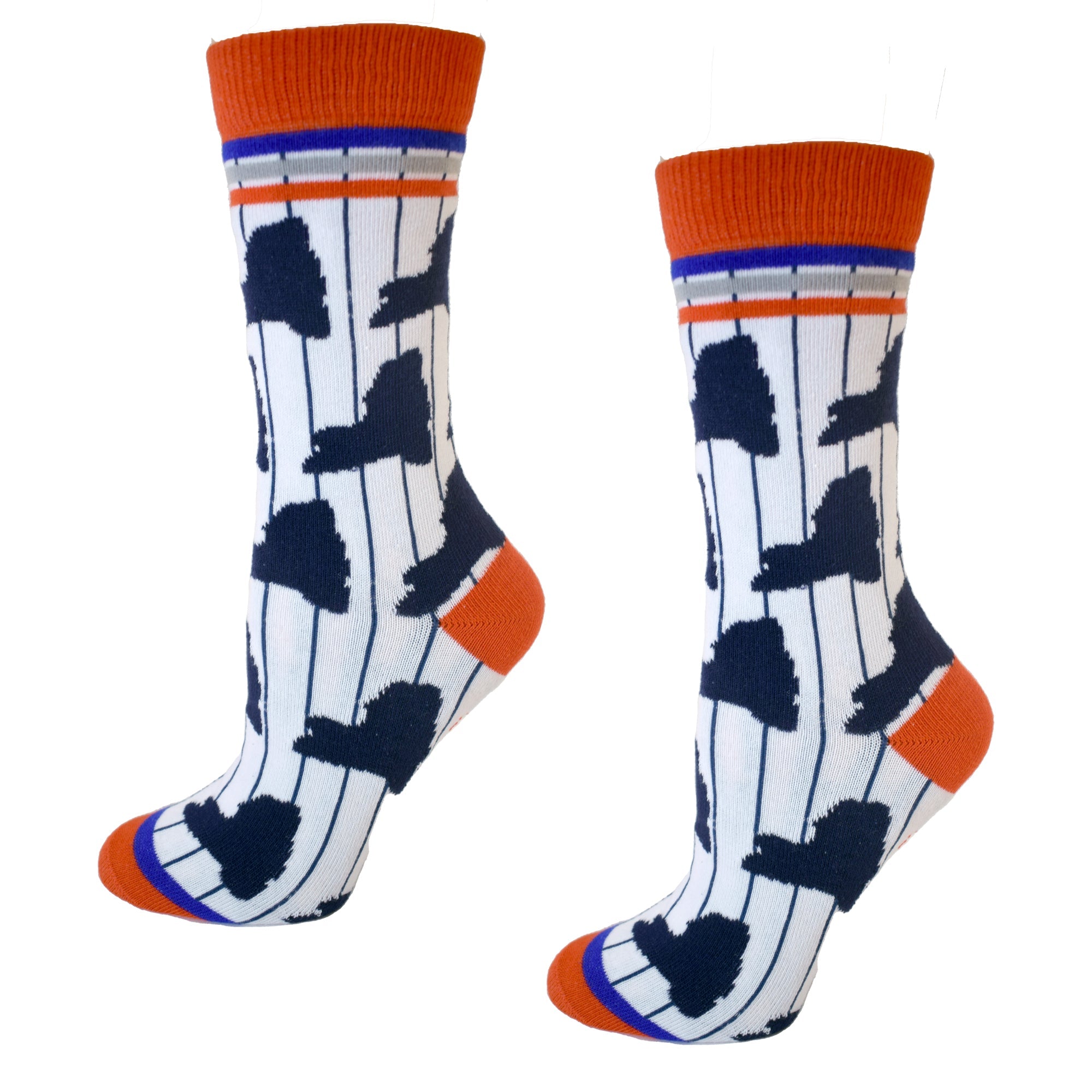 New York Shapes with Pinstripe Women's Socks