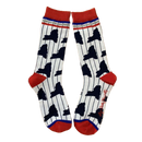 New York Shapes with Pinstripe Women's Socks-1