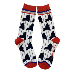 New York Shapes with Pinstripe Women's Socks