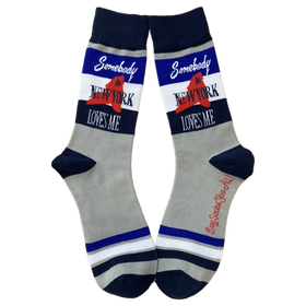 Somebody in New York Loves Me Men's Sock
