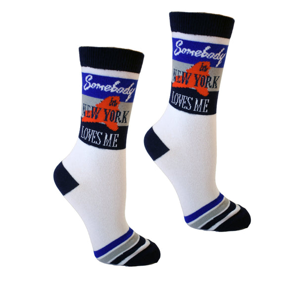 Somebody in New York Loves Me Women's Socks