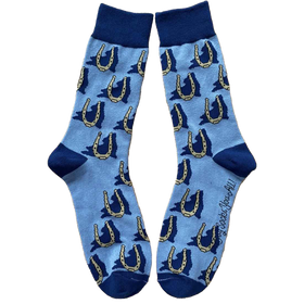 New York Shapes and Horse Shoes Men's Socks