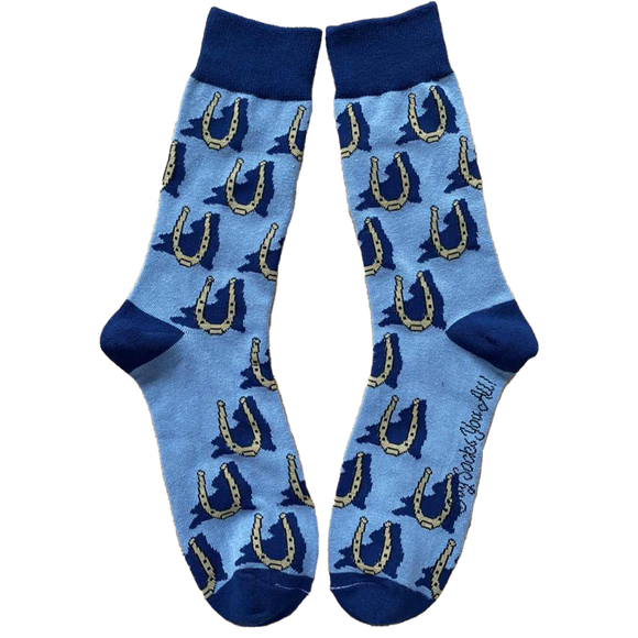New York Shapes and Horse Shoes Men's Socks