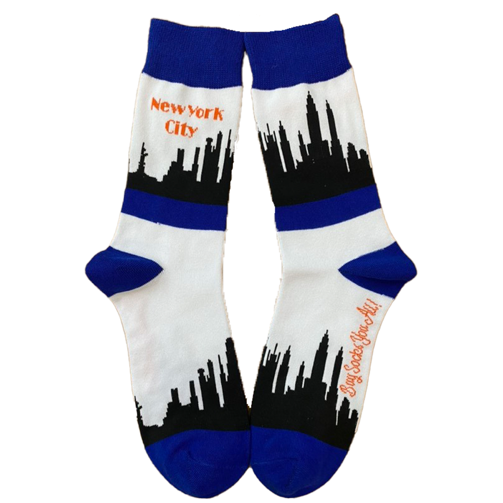 New York City Skyline Men's Socks