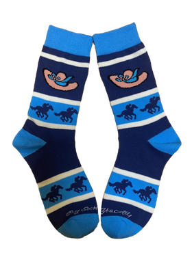 Derby Hats and Horses Women's Socks