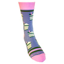 Mint Julep Cups in Blue Men's Socks-4