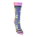 Mint Julep Cups in Blue Womens Socks-3