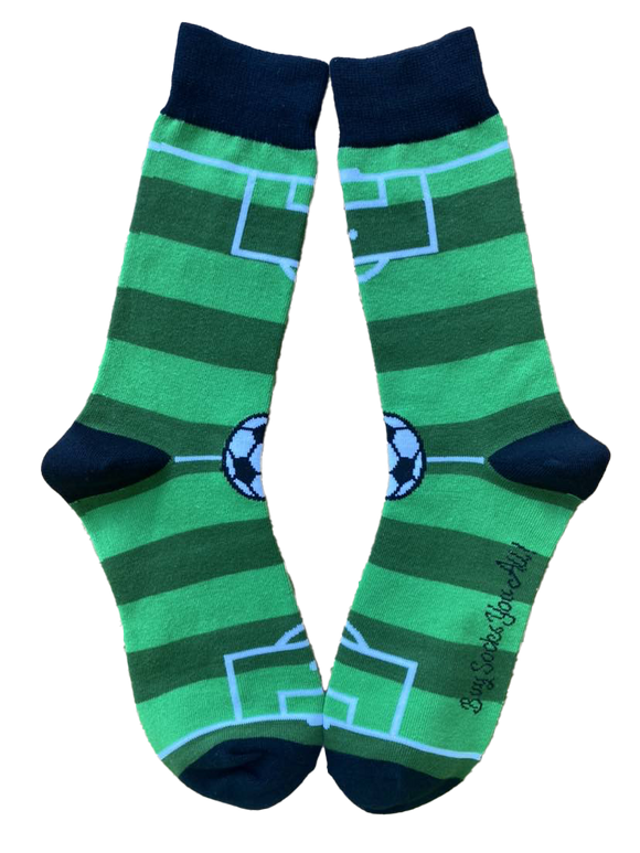 Soccer Field Men's Socks