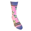 Mint Julep Cups in Pink Men's Socks-4