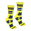 Oregon Shapes in Green and Yellow Women's Socks-2