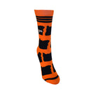 Oregon Shapes in Orange and Black Women's Socks-3