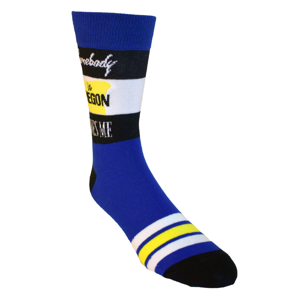Somebody in Oregon Loves Me Men's Socks