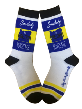 Somebody in Oregon Loves Me Women's Socks