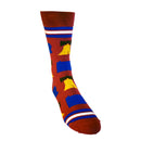 Pennsylvania Shapes and Liberty Bell Shapes Men's Socks-5