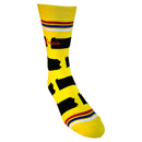 Pennsylvania Shapes in Yellow and Black Men's Socks-3